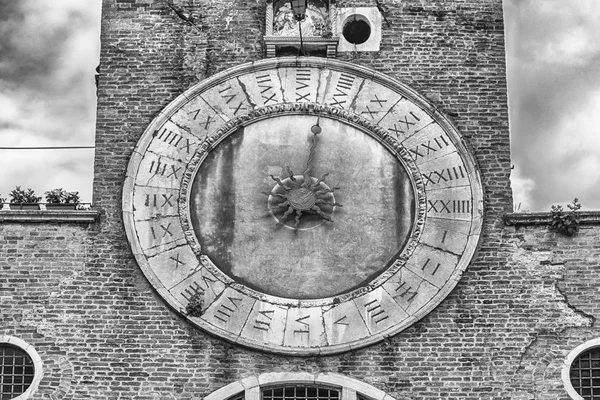 Venice Italië April Klokkentoren Van San Giacomo Rialto Kerk San — Stockfoto