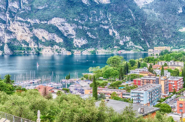 Bir Riva Del Garda Kuzey Lake Garda Trento Talya Nın — Stok fotoğraf