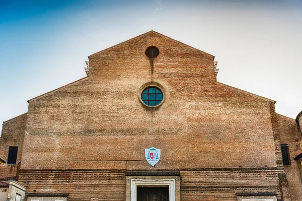 Фасад Римско Католического Собора Главное Место Католического Поклонения Падуе Италия — стоковое фото