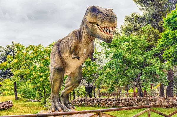 San Marco Lamis Itália Junho Dinossauro Tiranossauro Rex Também Conhecido — Fotografia de Stock