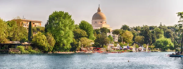 Eur Bölgesindeki Yapay Göl Manzarası Roma Talya — Stok fotoğraf