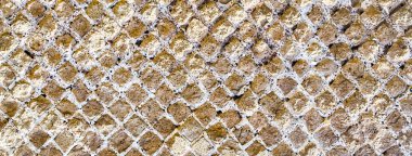 Kopya alanı olan Taş Tuğla Duvar dokusu, arkaplan olarak kullanılabilir