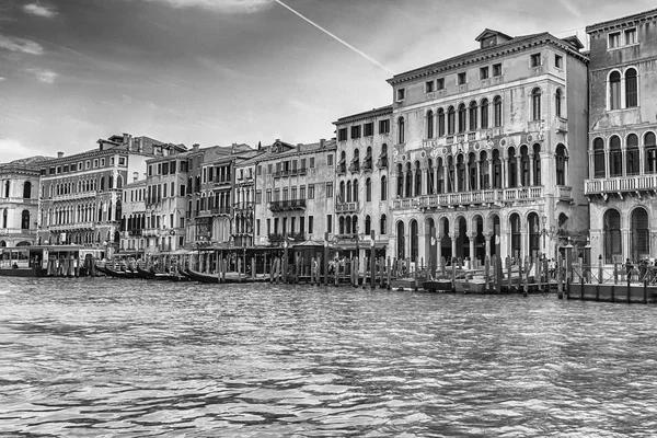 Benátky Itálie Dubna Malebná Architektura Podél Canal Grande San Marco — Stock fotografie