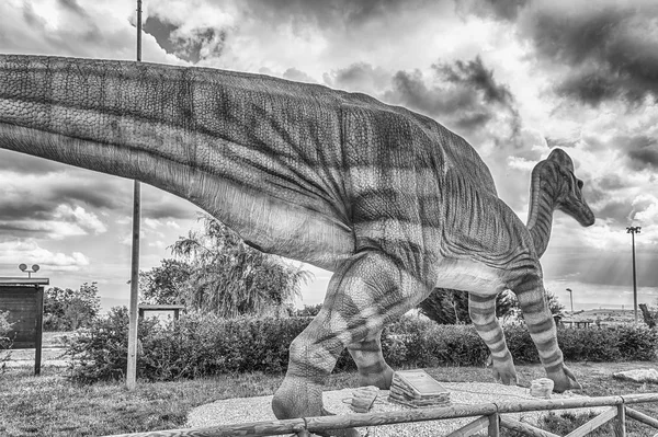 San Marco Lamis Itália Junho Dinossauro Lambeosaurus Destaque Parque Dino — Fotografia de Stock