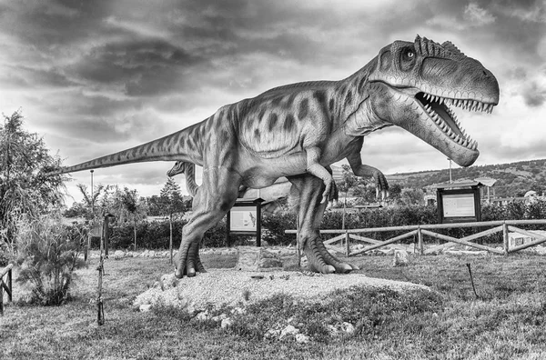 San Marco Lamis Italia Junio Carcharodontosaurus Dinosaurio Presentado Parque Dino — Foto de Stock