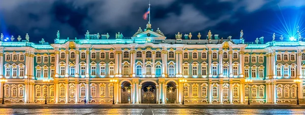 Fachada Palácio Inverno Casa Museu Hermitage Marco Icônico São Petersburgo — Fotografia de Stock