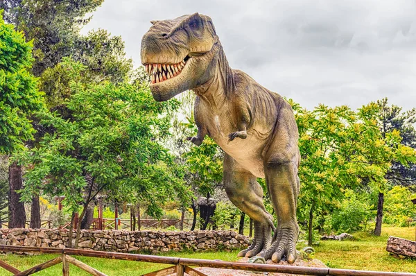 San Marco Lamis Itália Junho Dinossauro Tiranossauro Rex Também Conhecido — Fotografia de Stock