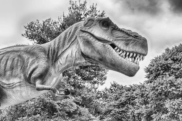 San Marco Lamis Italy Июнь Динозавр Тираннозавр Рекс Rex Показан — стоковое фото