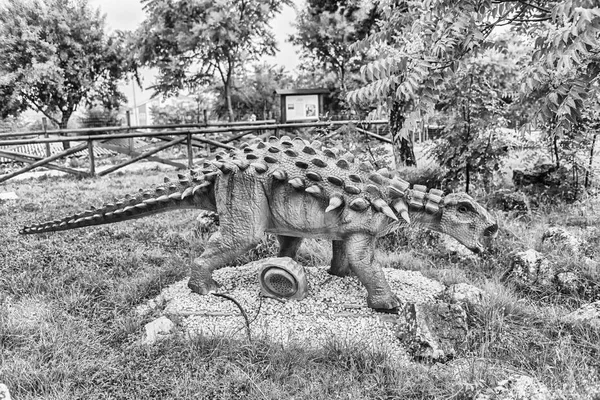 San Marco Lamis Italia Giugno Dinosauro Polacanto Presente Nel Parco — Foto Stock