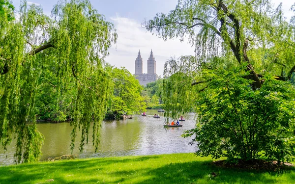 中央公园，曼哈顿，纽约市，Usa — 图库照片