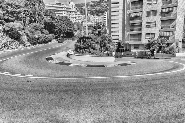 Monte Carlo Monaco August Fairmont Hairpin Eller Loews Curve Mest — Stockfoto