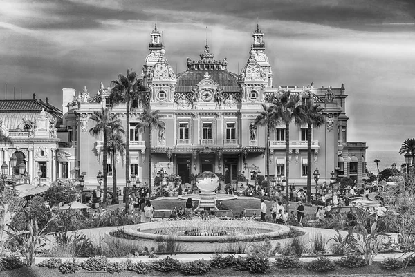 Monte Carlo Monaco Agosto Fachada Casino Monte Carlo Famoso Complexo — Fotografia de Stock