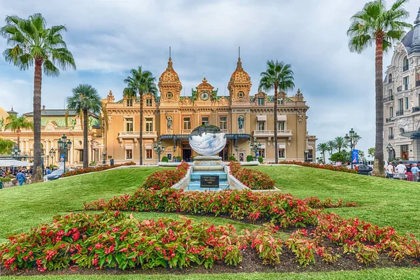 Monte Carlo Monaco Ağustos 2019 Tarihinden Itibaren Monte Carlo Kumarhanesi — Stok fotoğraf