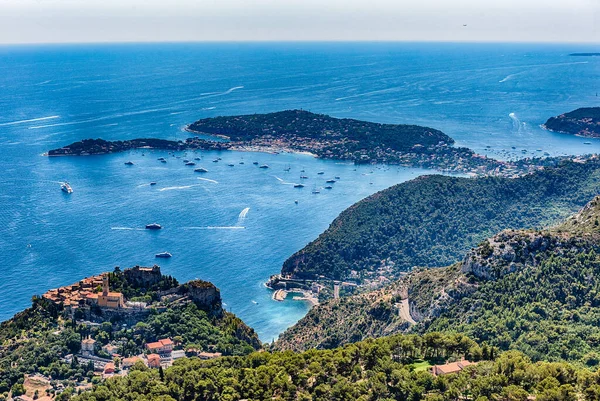 Vista Panoramica Sulla Costa Della Costa Azzurra Vista Fort Revere — Foto Stock