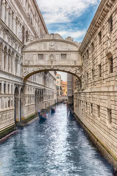 Vue Sur Emblématique Pont Des Soupirs Des Principaux Monuments Sites — Photo