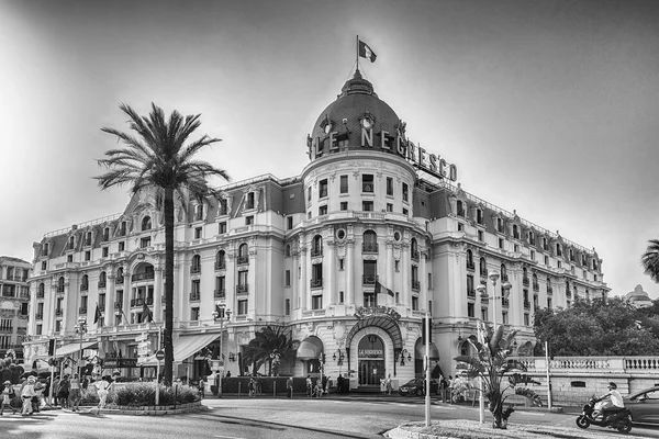 Nice Francia Agosto Iconico Hotel Lusso Negresco Situato Sulla Promenade — Foto Stock