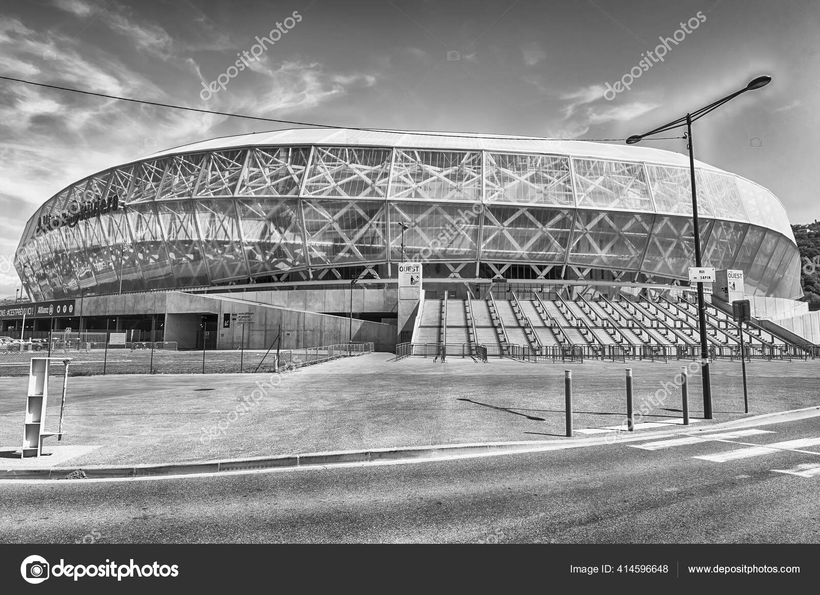 Nice France August Exterior View Allianz Riviera Stade Nice Cote Stock Editorial Photo C Marcorubino Nice France August Exterior View Allianz Riviera Stade Nice Cote Stock Editorial Photo C Marcorubino