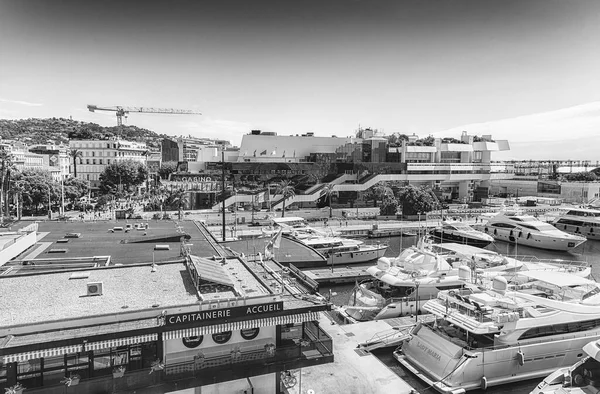 Cannes Francia Agosto Veduta Aerea Sul Vieux Port Porto Vecchio — Foto Stock