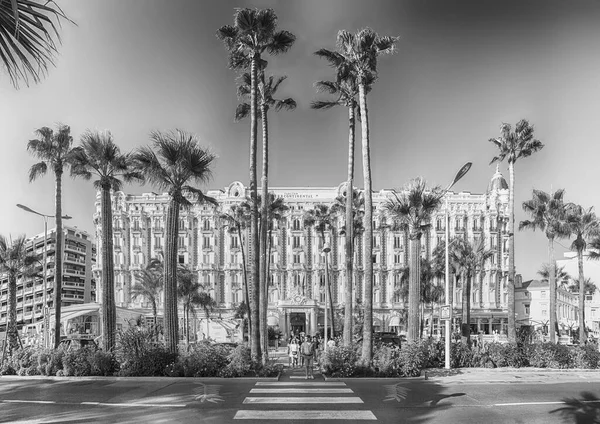 Cannes France August Intercontinental Carlton Hotel Cannes Cote Azur France — 图库照片