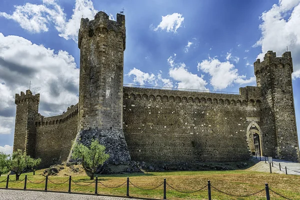 Fortaleza Medieval Italiana Hito Icónico Uno Los Lugares Interés Más — Foto de Stock