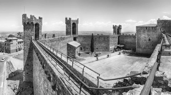 Interno Una Fortezza Medievale Italiana Punto Riferimento Iconico Uno Dei — Foto Stock