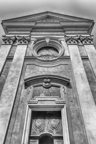 Facade Church Saint Francis Paola Nice Cote Azur France — Stock Photo, Image