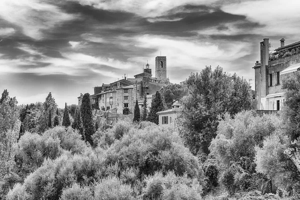 Vista Panorâmica Cidade Saint Paul Vence Cote Azur França Uma — Fotografia de Stock