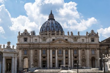 St. Peter Vatikan'daki Papalık Bazilikası. Roma, İtalya.
