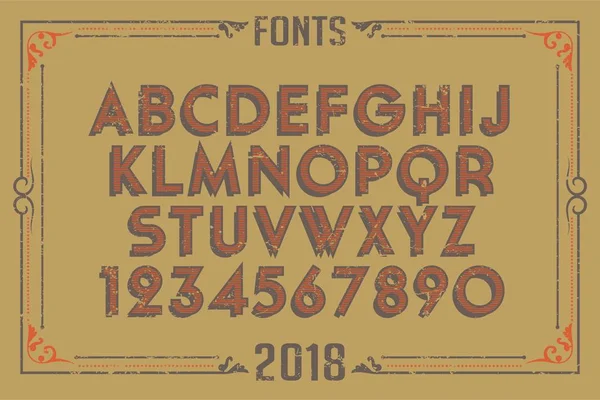 Шрифты в привлекательном дизайне — стоковый вектор
