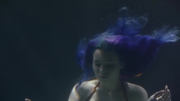 Beautiful Underwater Close Up Of A Young Princess Of Underwater