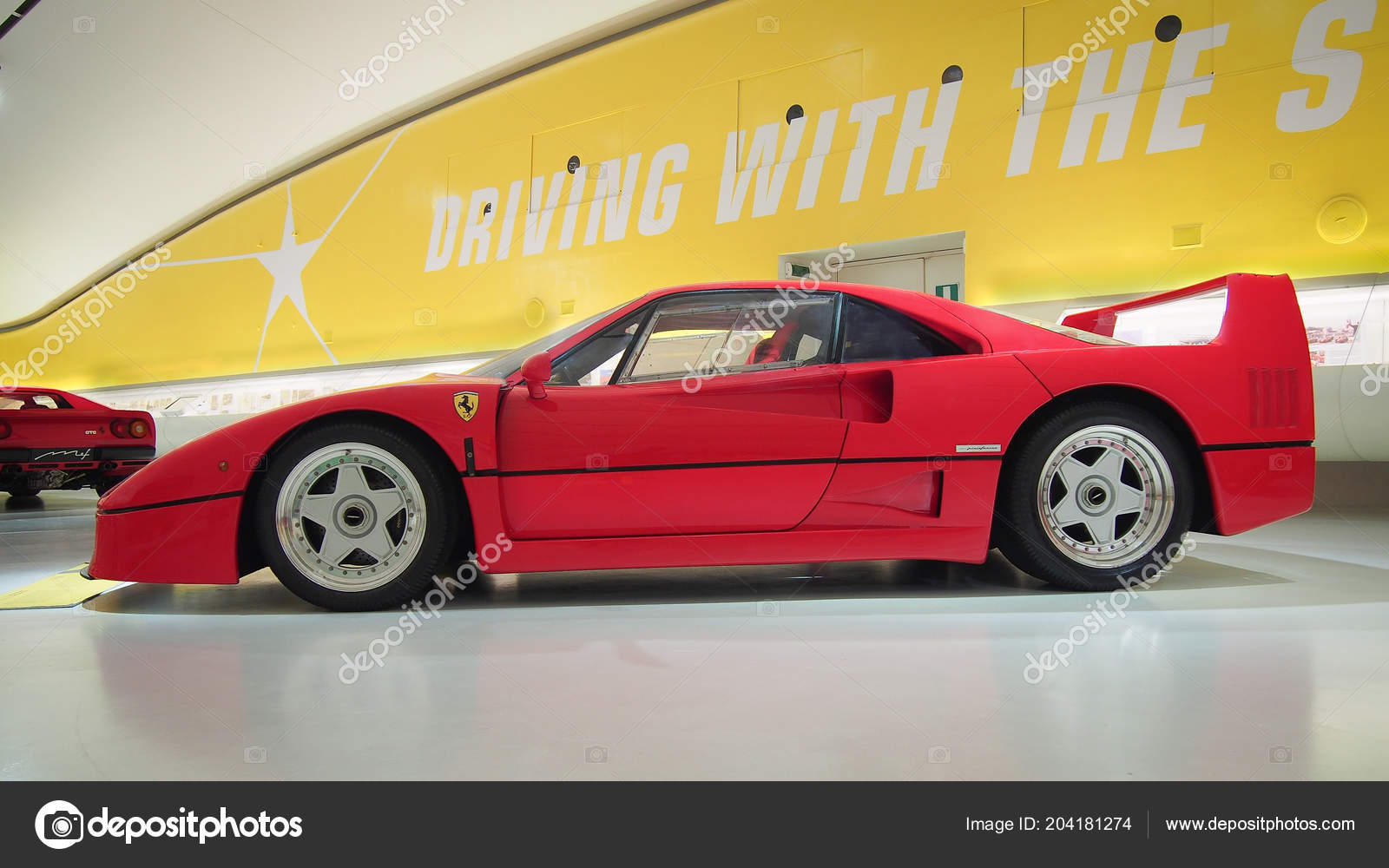 Modena Italy July 17 Ferrari F40 Enzo Ferrari Museum Modena Stock Editorial Photo C 9377