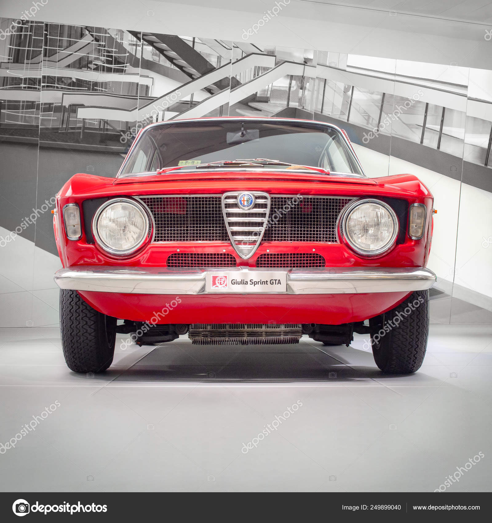 Arese Italy February 2019 1965 Alfa Romeo Giulia Sprint Gta Stock Editorial Photo C 9377 249899040