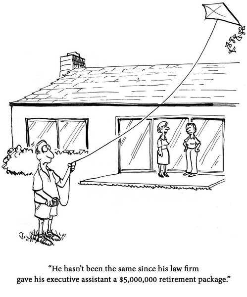 Адвокат сгорел из-за ухода ассистента.
.