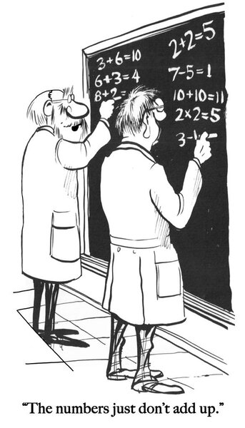 Two mathematicians compete to make numbers work