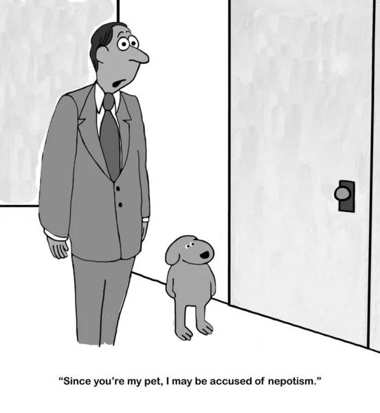 Executive is worried that hiring his dog will backfire