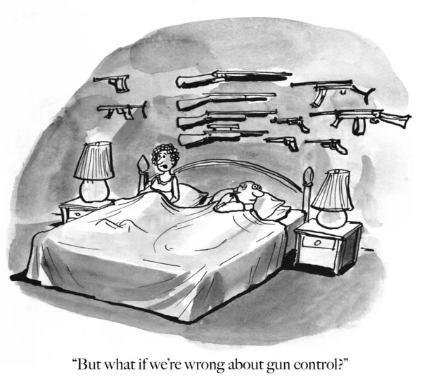 I proprietari di armi mettono in dubbio la loro fede — Foto Stock