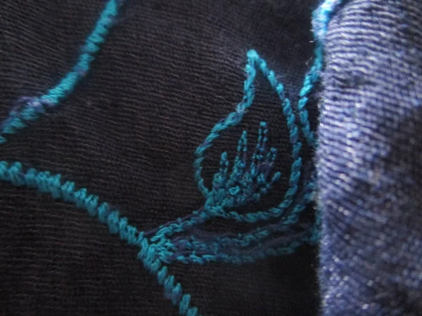 fabric stitch, embroidery and different texture