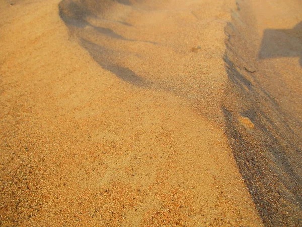 Golden Sand Krajobraz Pustynia — Zdjęcie stockowe