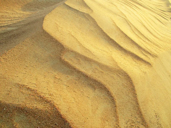 Paysage Sable Doré Désert — Photo