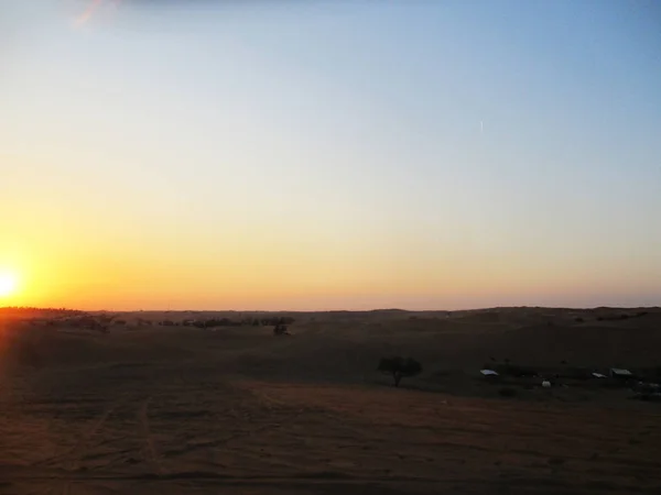 Desert Golden Sand Landscape — Stock Photo, Image