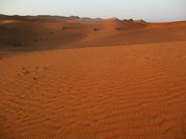Homokdűnék Szaharai Sivatagban — Stock Fotó