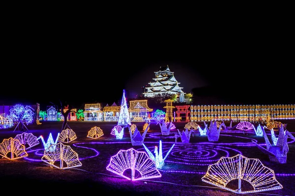 오사카 오사카 2017 오사카 Illuminage 사진에 노이즈가 오사카에서 — 스톡 사진