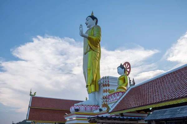 Stupa Pagode Wat Pratatdoikham Nom Temple Chiangmai Thaïlande Statue Bouddha — Photo