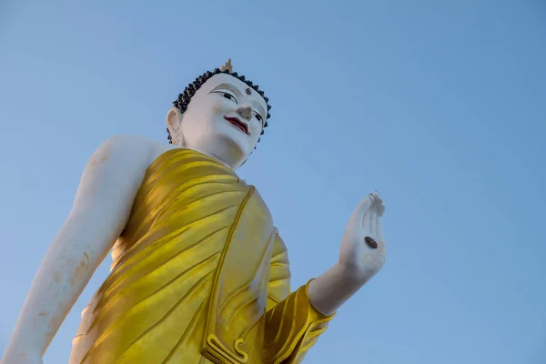 Pagoda Stupa Wat Pratatdoikham Tapınak Adı Chiangmai Tayland Dua Ibadet — Stok fotoğraf