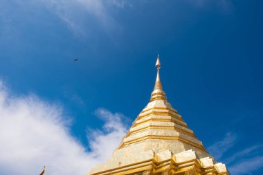 Budist Tapınağı isim Wat Phra Bu DOI Suthep şehirde Chiang Mai, Tayland - en güzel altın stupa Tayland içinde.