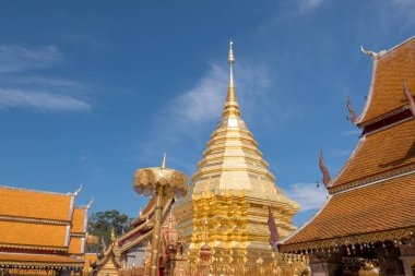 Budist Tapınağı isim Wat Phra Bu DOI Suthep şehirde Chiang Mai, Tayland - en güzel altın stupa Tayland içinde.