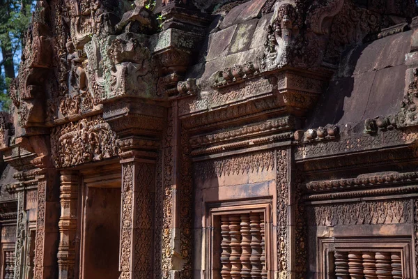 Banteay Srei Temple Ban Tai Srei Temple Angkor Complex Kambodja — Stockfoto