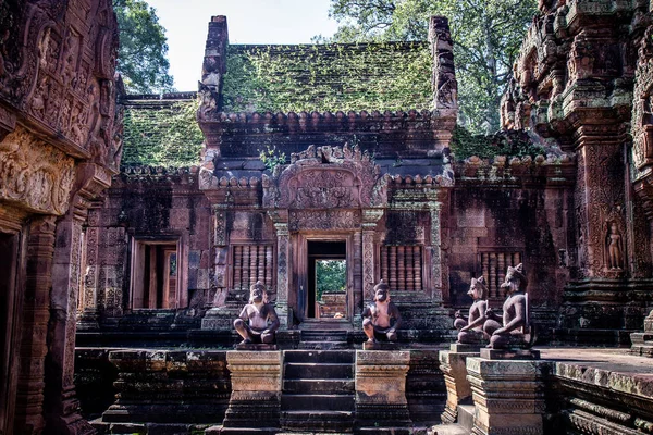 Banteay Srei Temple Ban Tai Srei Temple Angkor Complex Cambodia — Stock Photo, Image