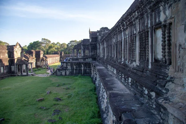 Angkor Wat dünya mirası ve aynı zamanda yedi dünya Siem Reap, Kamboçya'da girişi