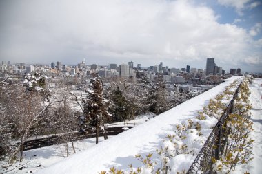 Aobayama Park view Point Sendai, Miyagi İli, Japonya